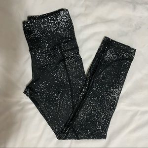 Zyia Active Black Reflective Pocket 7/8 Leggings